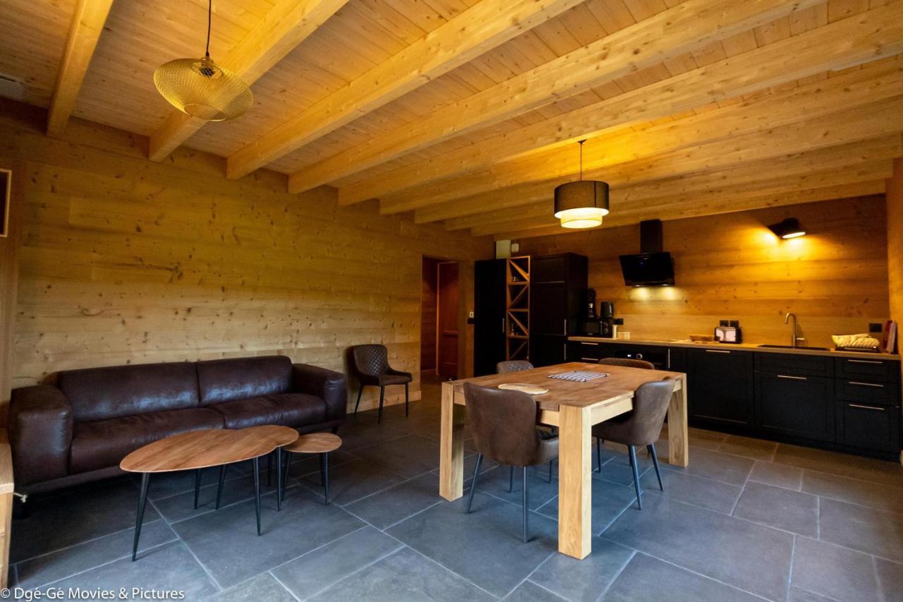 Les Jardins Du Herisson Chalet 2 Bonlieu Exteriör bild